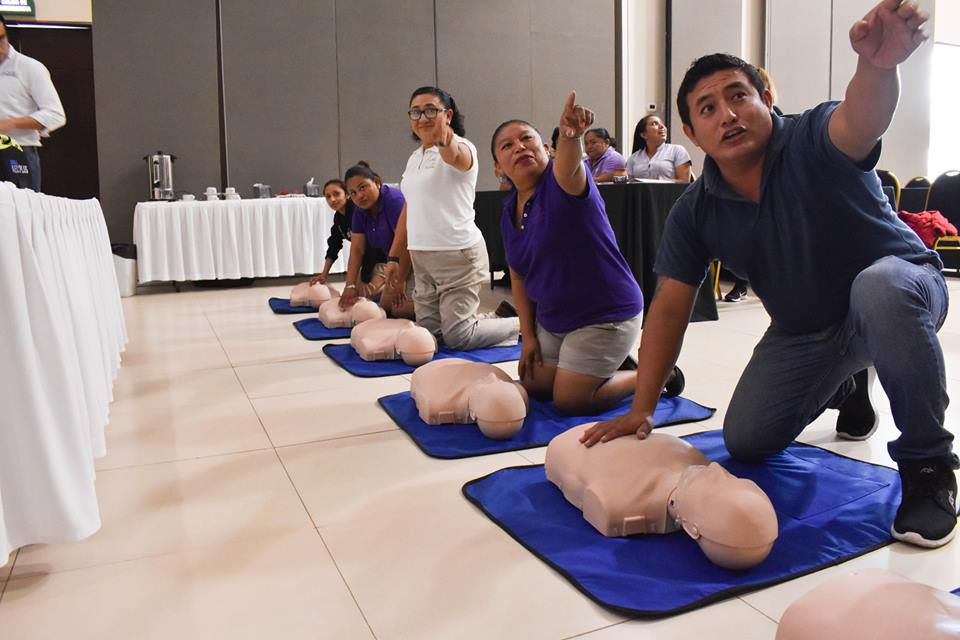 Curso de capacitación de primeros auxilios, RCP y DEA