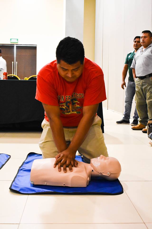 Curso de capacitación de primeros auxilios, RCP y DEA