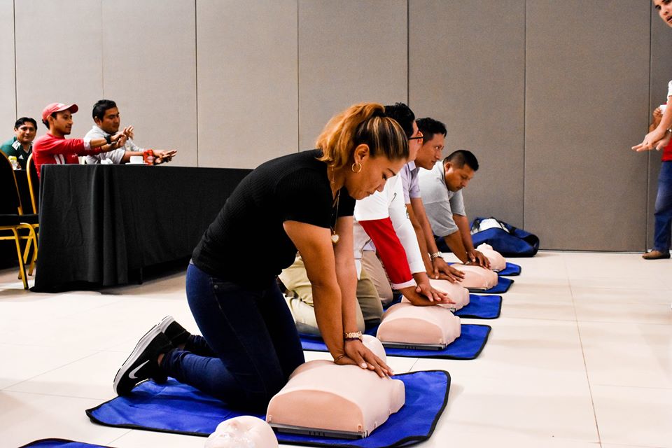 Curso de capacitación de primeros auxilios, RCP y DEA