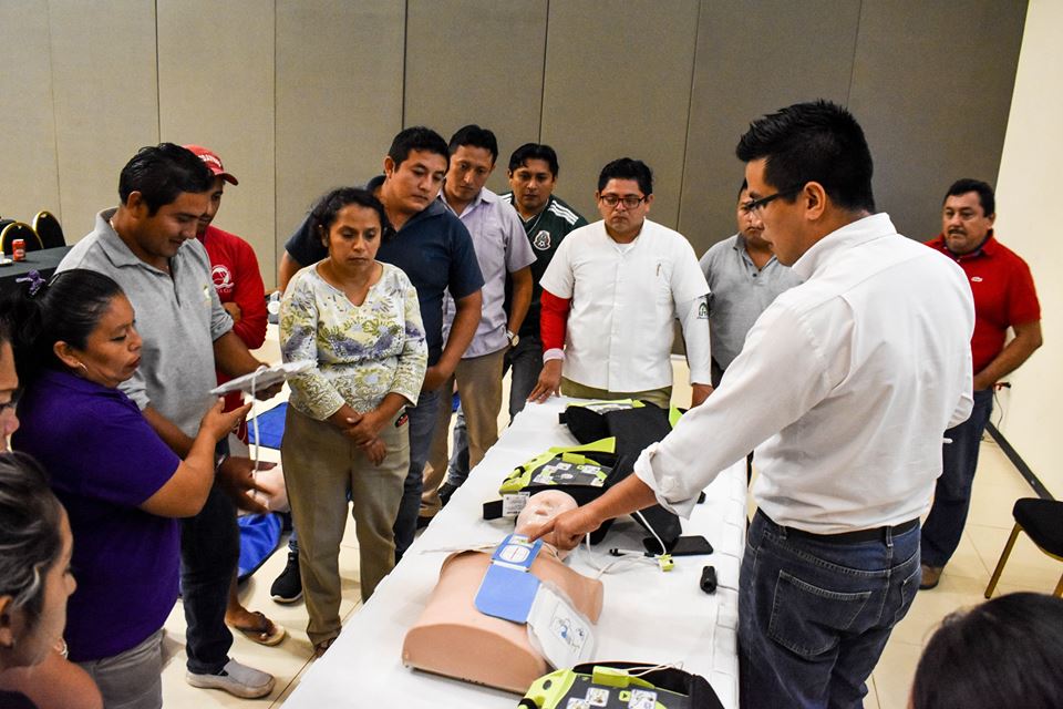 Curso de capacitación de primeros auxilios, RCP y DEA