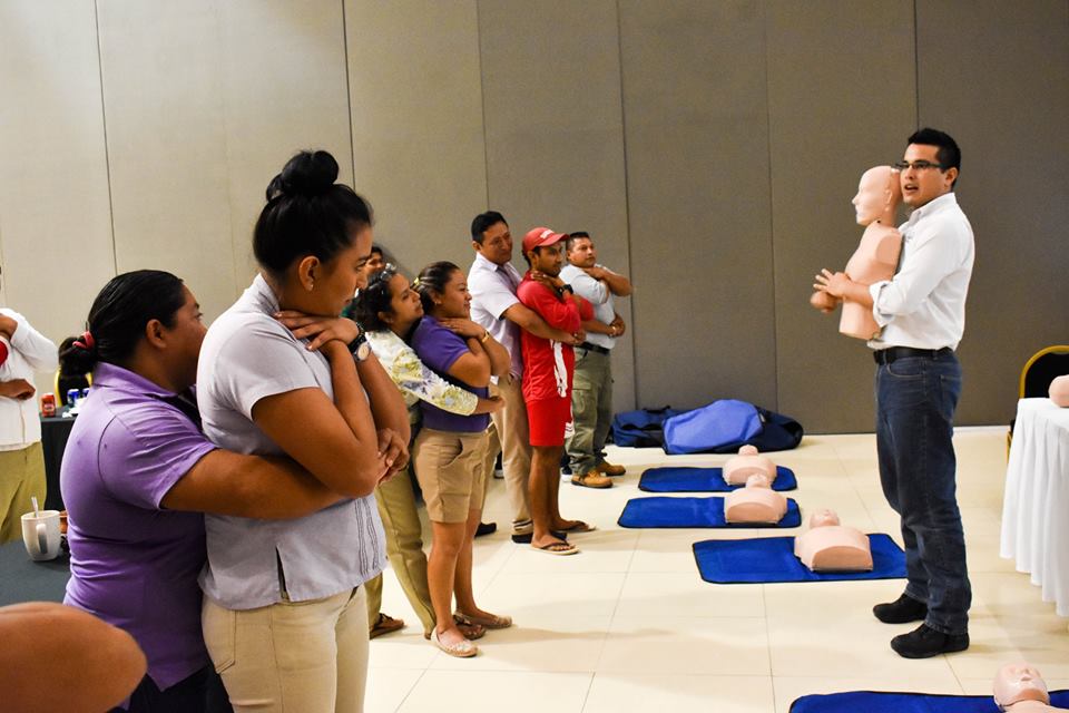 Curso de capacitación de primeros auxilios, RCP y DEA